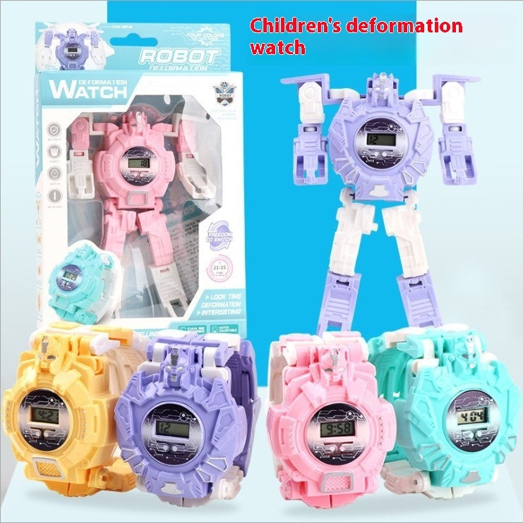 Children's Deformation Robot Watch Garden Small Gift Reward Prize