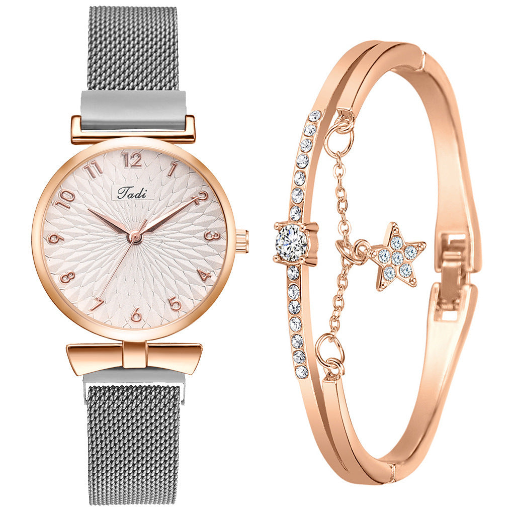 Mesh Strap Watch Magnet Watch