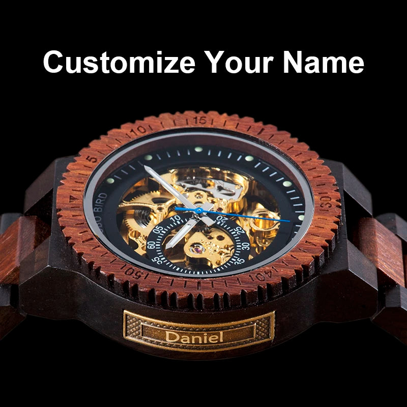 Personalized Wooden Wristwatches
