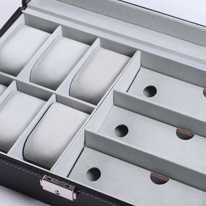 6-bit Watch Box 3-bit Glasses Window Watch Glasses Case