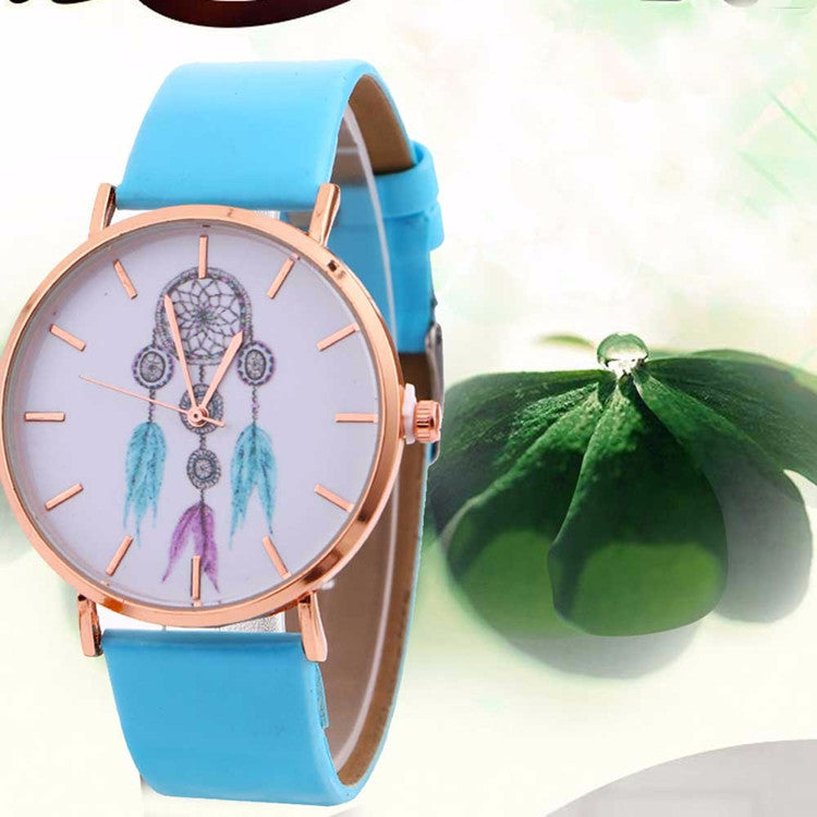 Dreamcatcher pattern ladies quartz watch