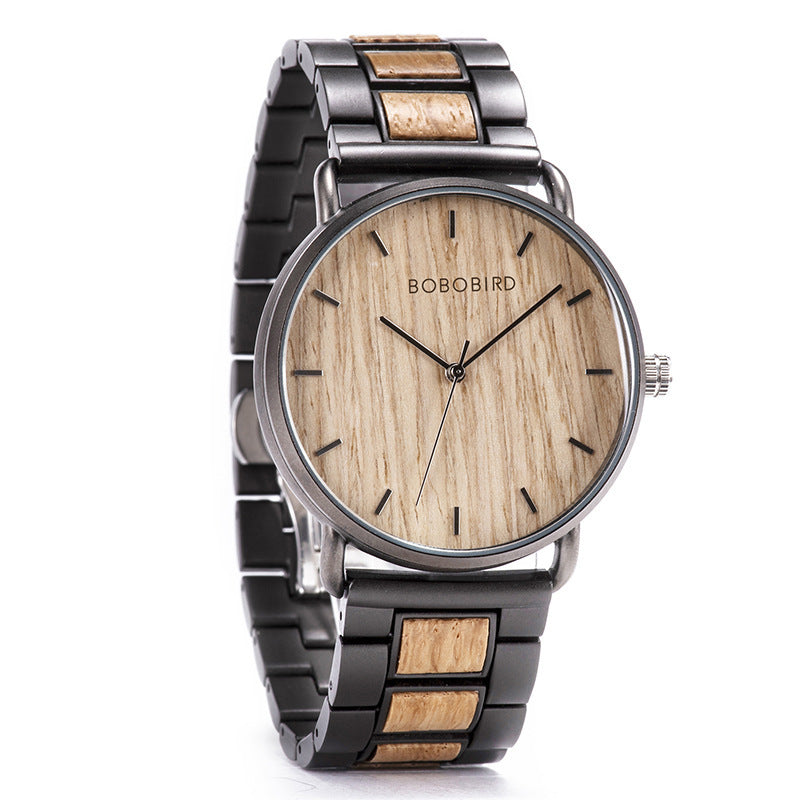 Literary And Artistic Men's Youth Fashionable Casual Wooden Watch