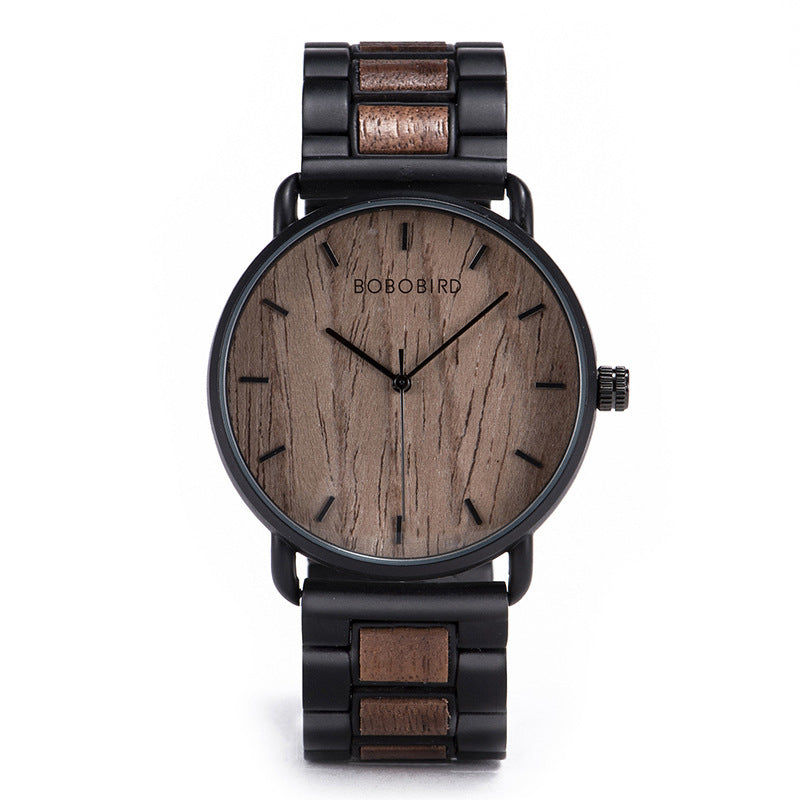 Literary And Artistic Men's Youth Fashionable Casual Wooden Watch