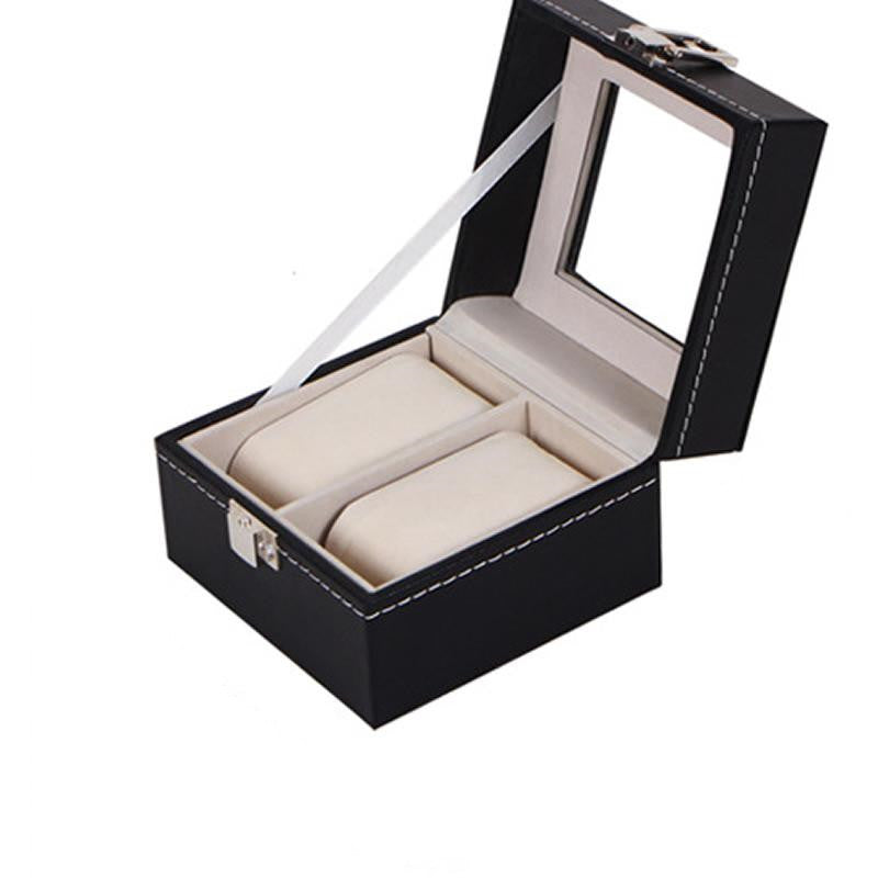 Wooden Black Watch Jewelry Storage Box