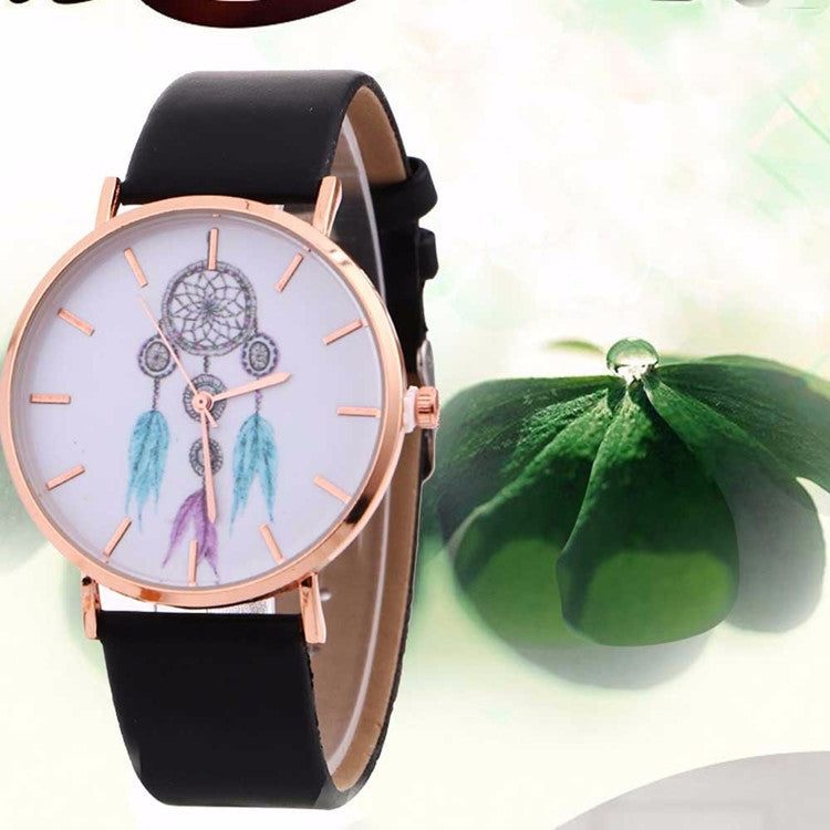 Dreamcatcher pattern ladies quartz watch