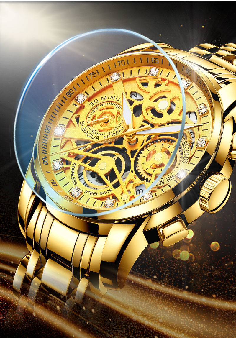 Multifunctional fashion high-end men's watch