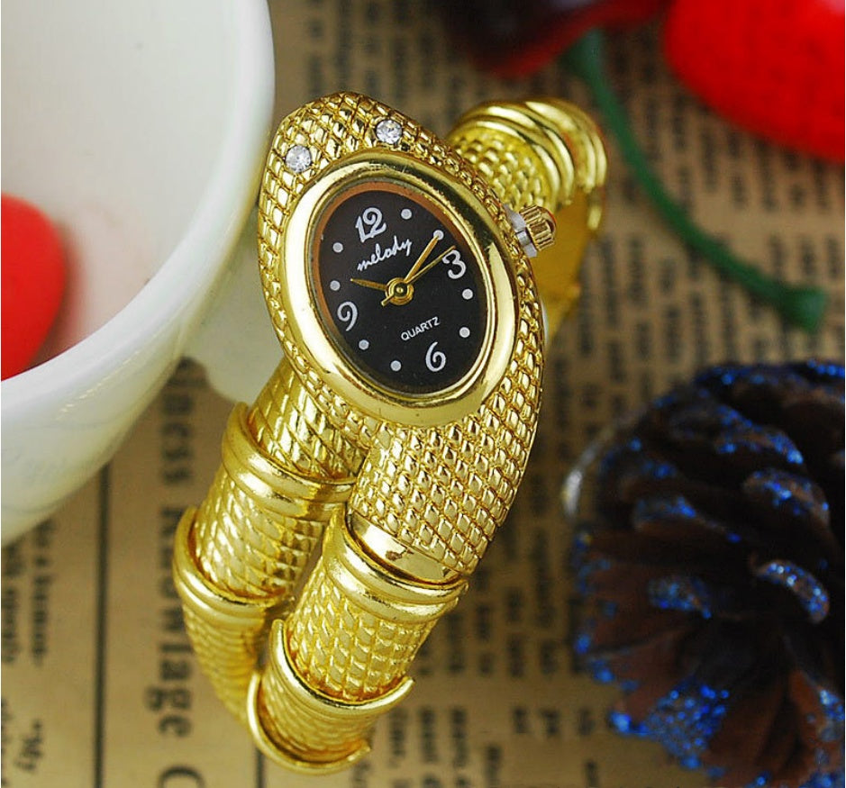 Fashion Leisure Gold Women's Bracelet Quartz Watch