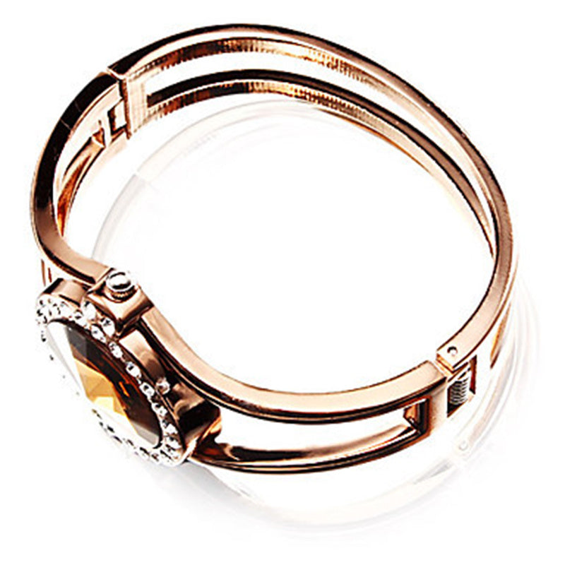 Rose Gold Simple Fashion Ladies Bracelet Watch