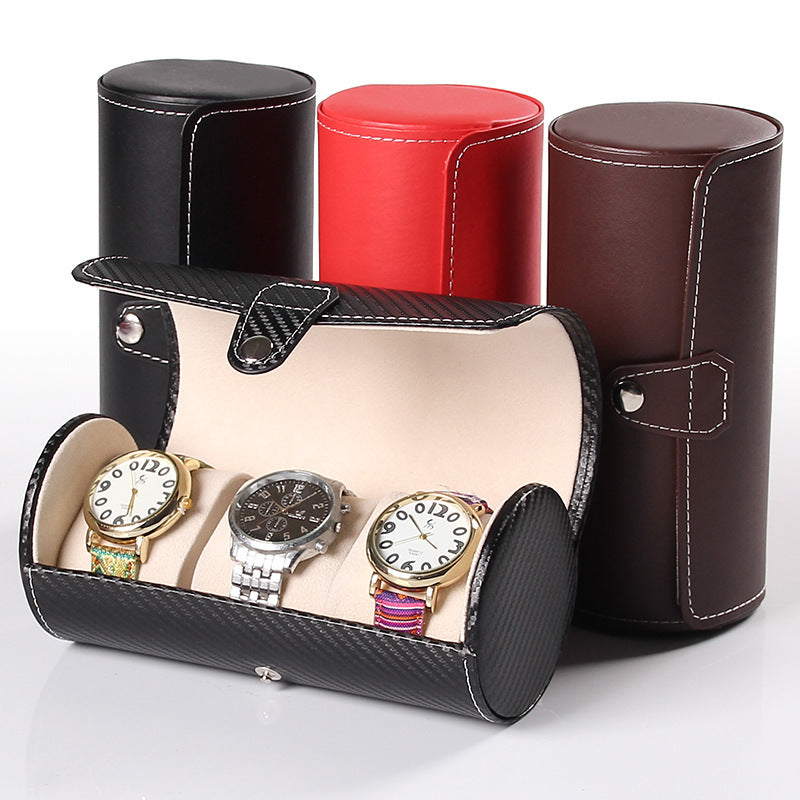 High-end Jewelry Cylinder Watch Box