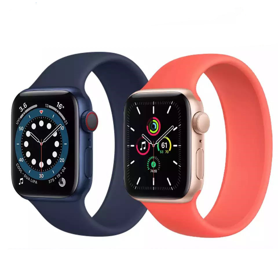 Sport Loop Band For Apple Watch Series 6 SE 44mm 40mm Silicone Strap For Apple Watch