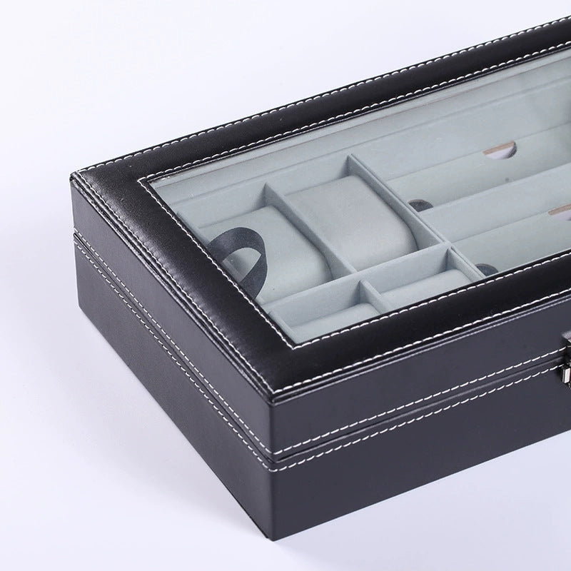 6-bit Watch Box 3-bit Glasses Window Watch Glasses Case