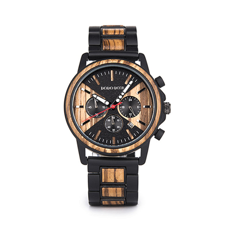 Wooden wrist watch