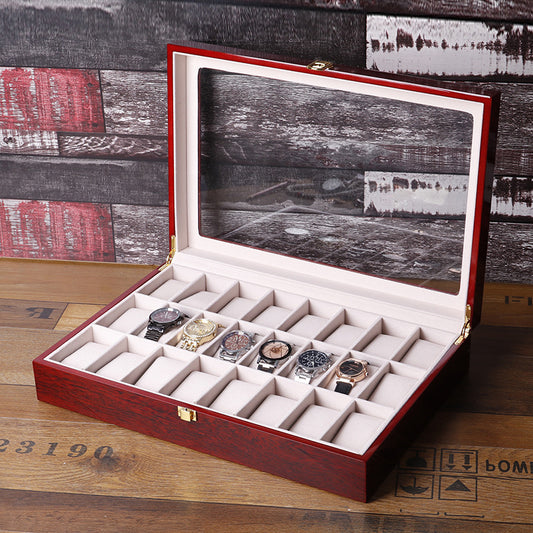 Baking Paint Watch Varnish Watch Storage Display Wooden Box
