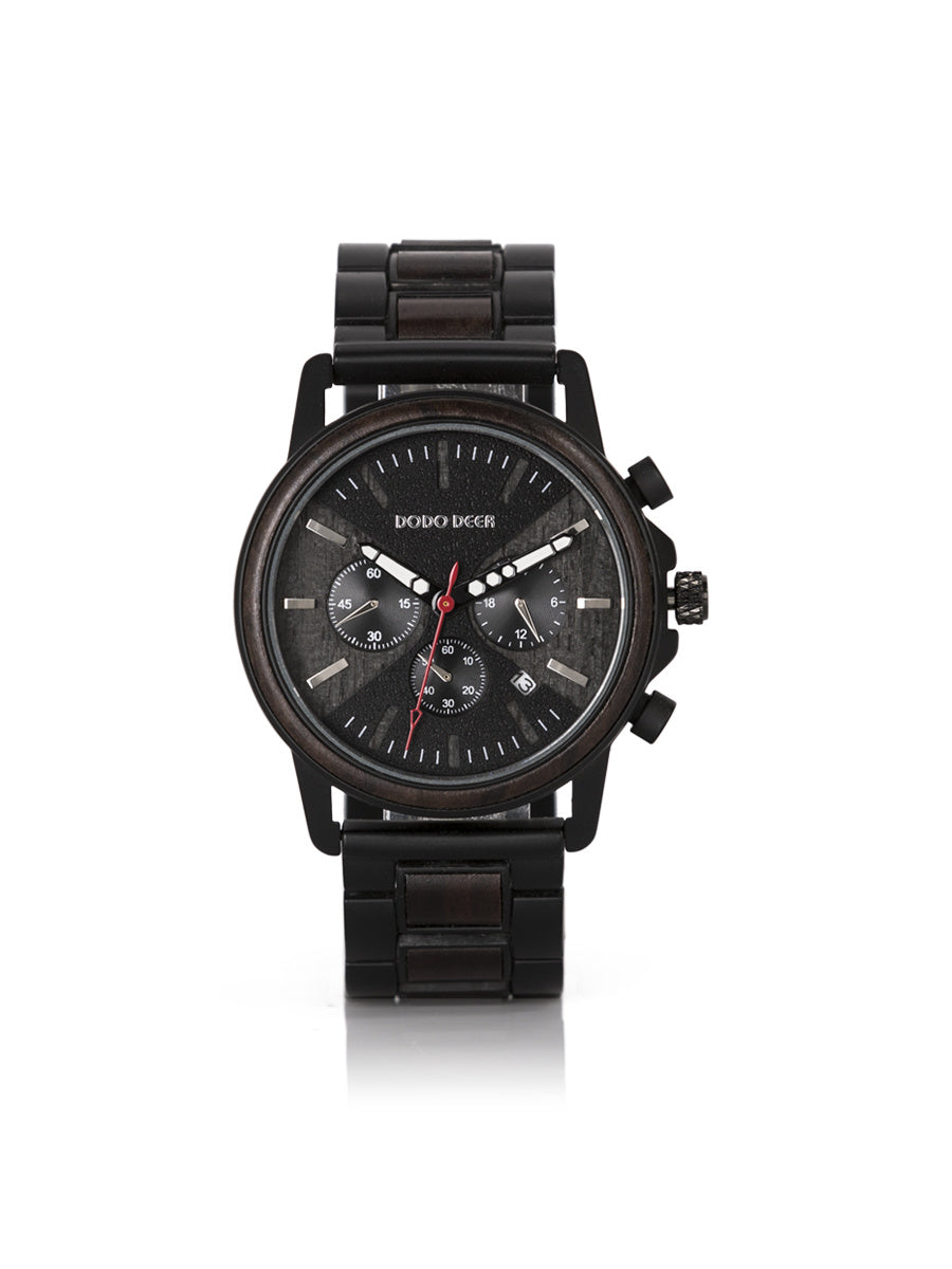 Wooden wrist watch