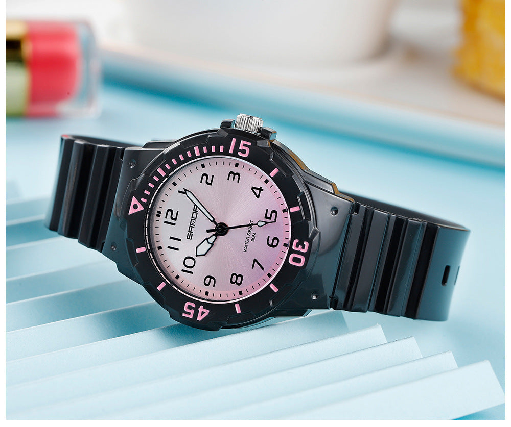 Outdoor Leisure Simple Watch Temperament Wild Female Middle School Student Watch