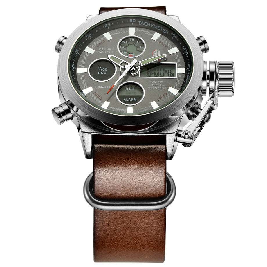Relogio Masculino Luxury Brand Men Watches Men's Quartz Hour Analog Digital LED Sports Watch Men Army Military Wrist Watch 