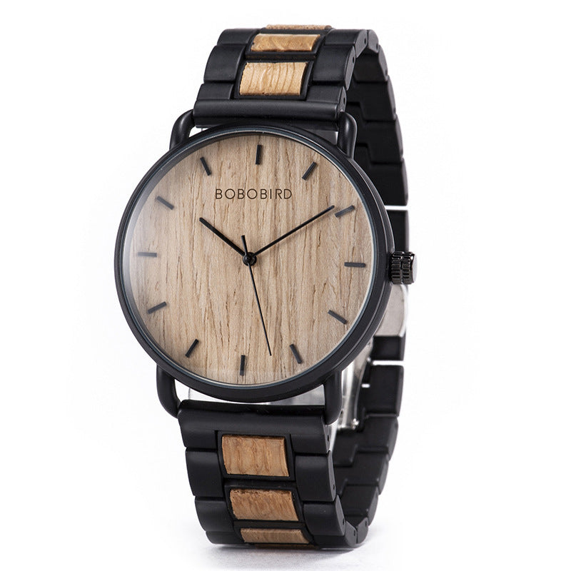 Literary And Artistic Men's Youth Fashionable Casual Wooden Watch