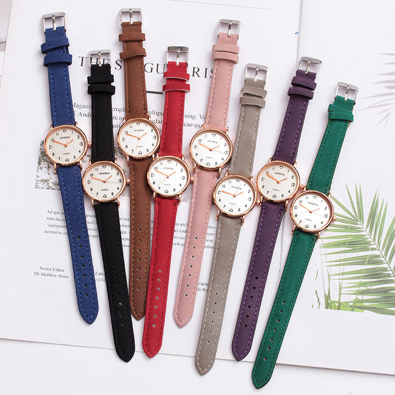 Girl Student Leisure Simple Belt Girl Fashion Watch 