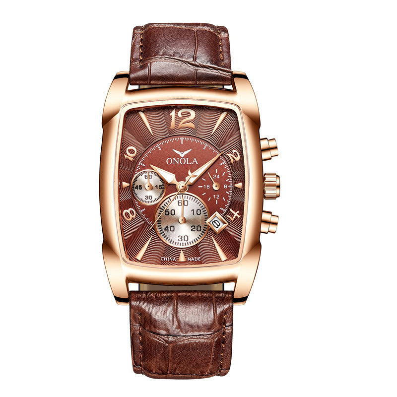 Business casual multifunctional men's quartz watch