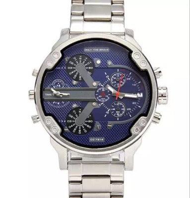 Large dial casual quartz watch