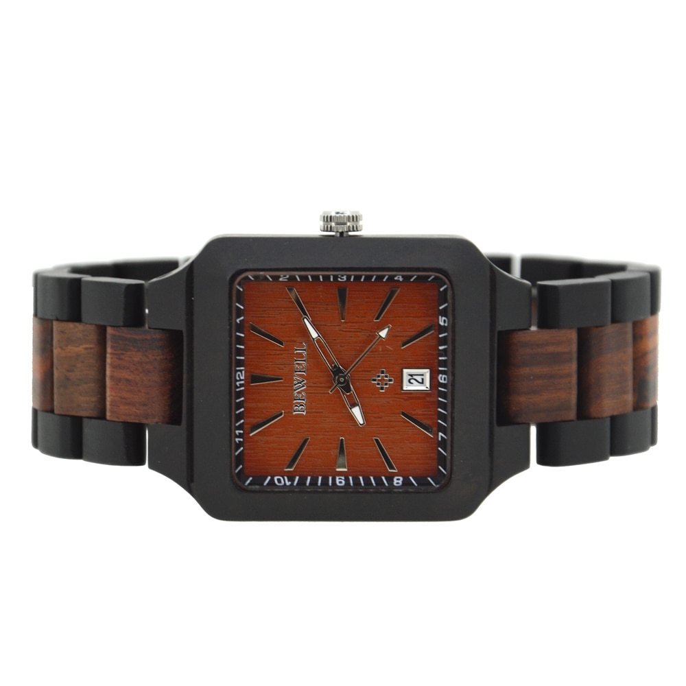 Watch men's quartz watch custom European and American fashion jewelry bamboo tabl