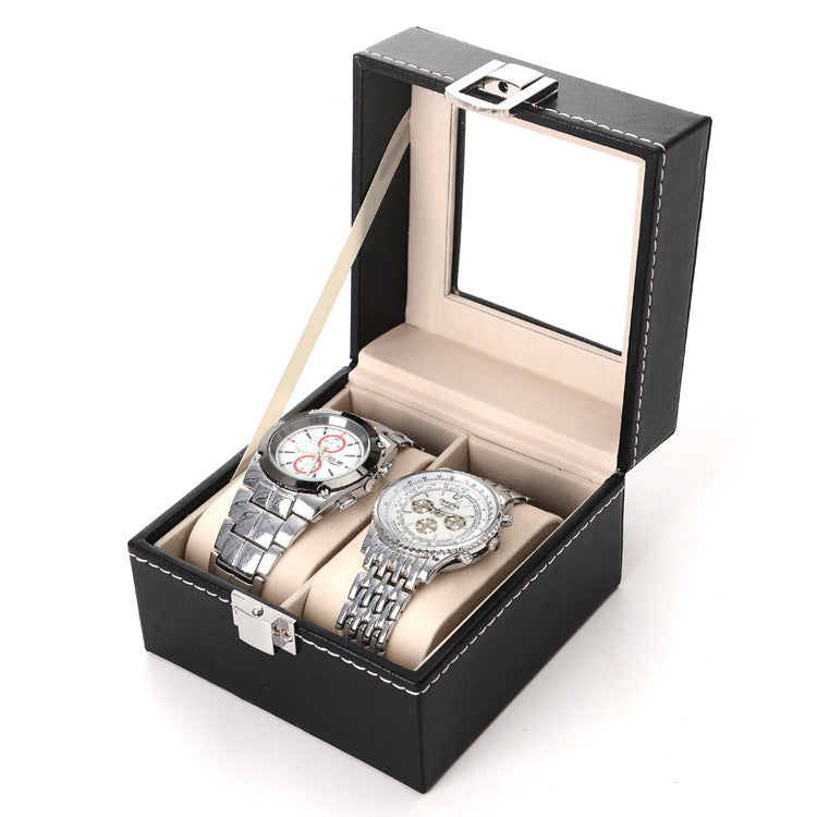 Wooden Black Watch Jewelry Storage Box