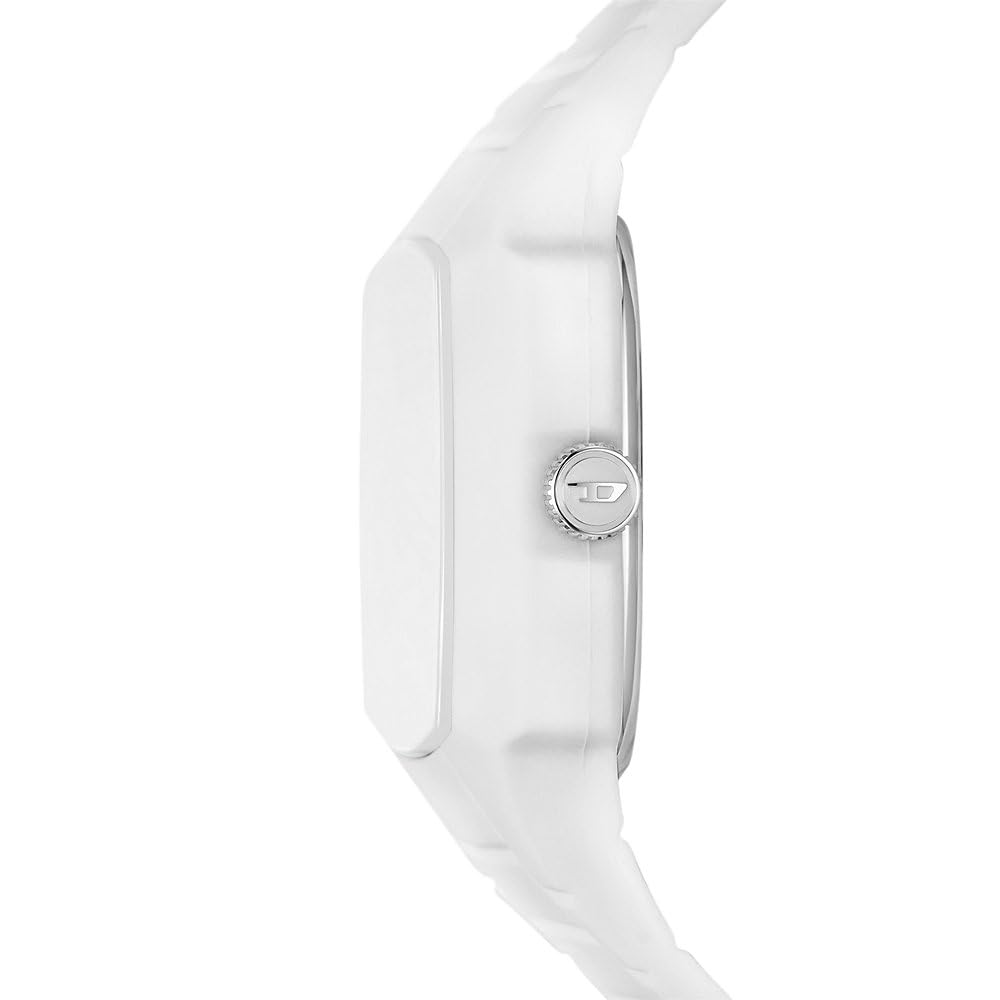 Diesel Orologio Cliffhanger da uomo, Movimento al quarzo a tre lancette con Cinturino in silicone, acciaio inox o pelle