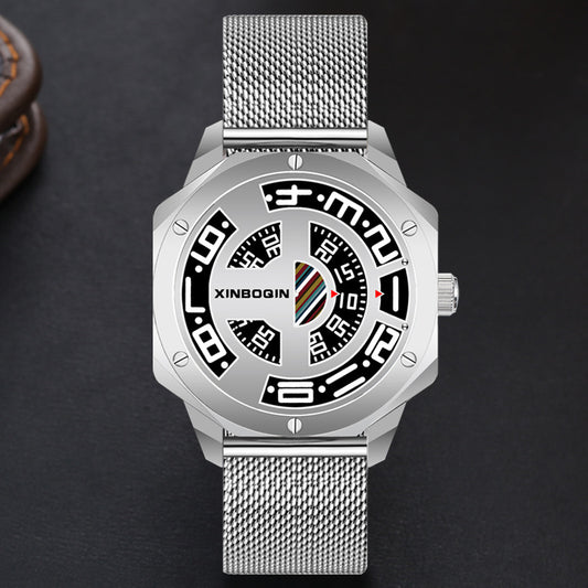 No Pointer Waterproof Creative Quartz Watch