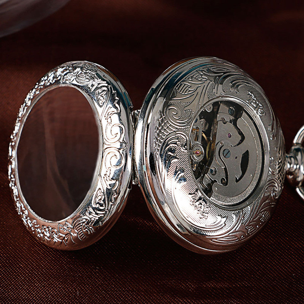 Low-key luxury mechanical pocket watch