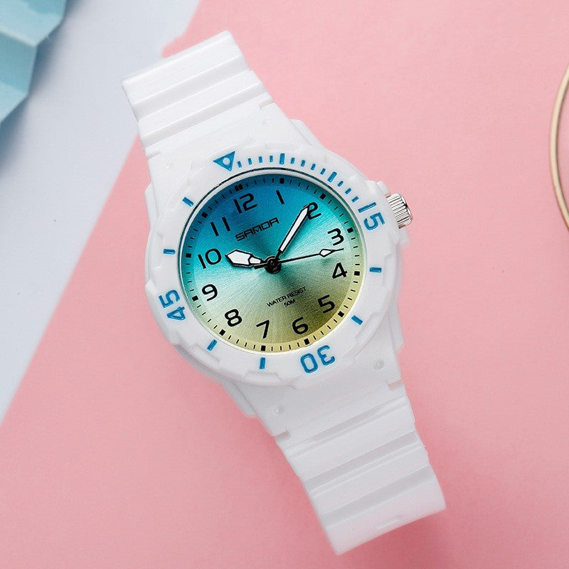 Outdoor Leisure Simple Watch Temperament Wild Female Middle School Student Watch