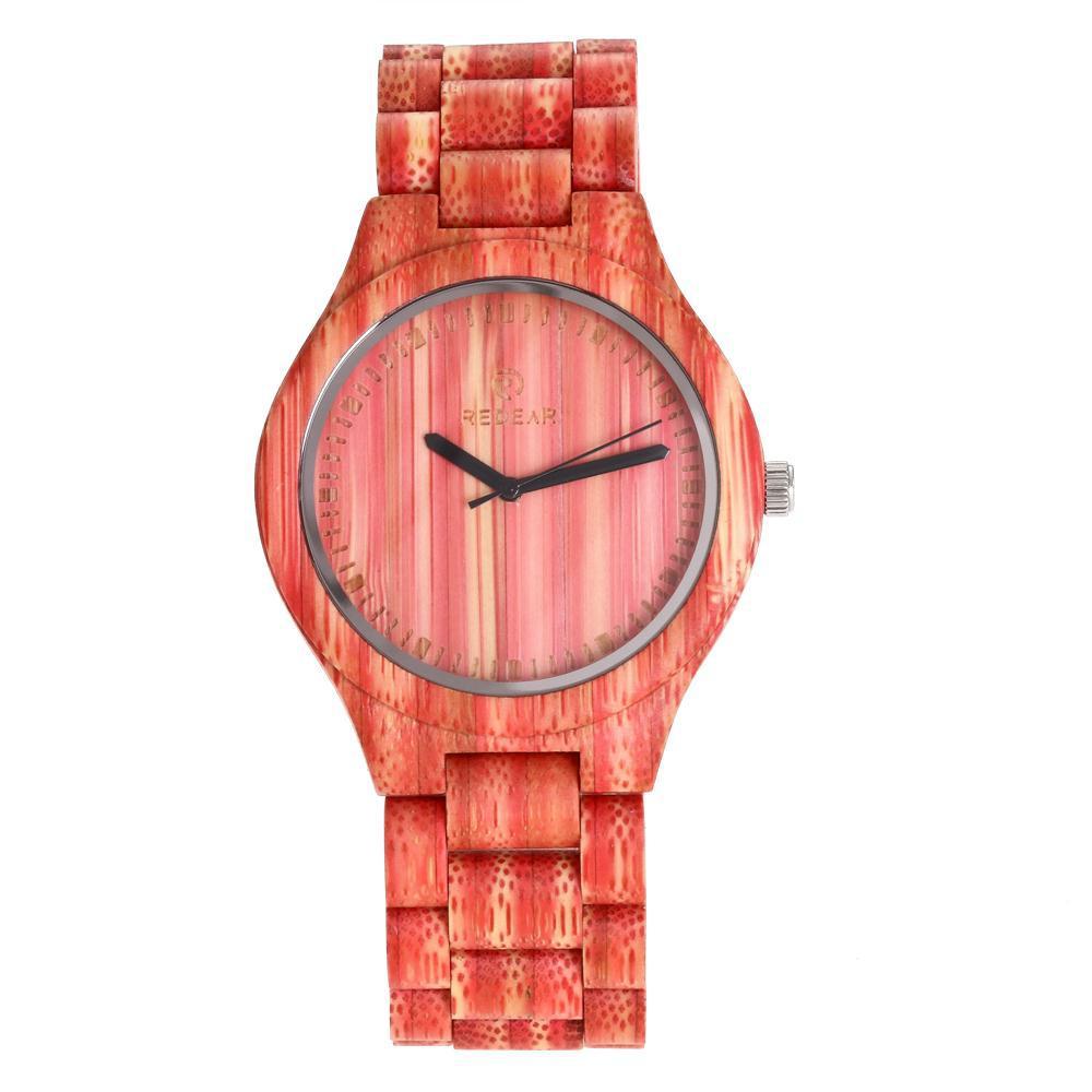Orologio da uomo in bambù colorato, Orologio da donna in bambù colorato, Orologio da ragazzi in bambù colorato