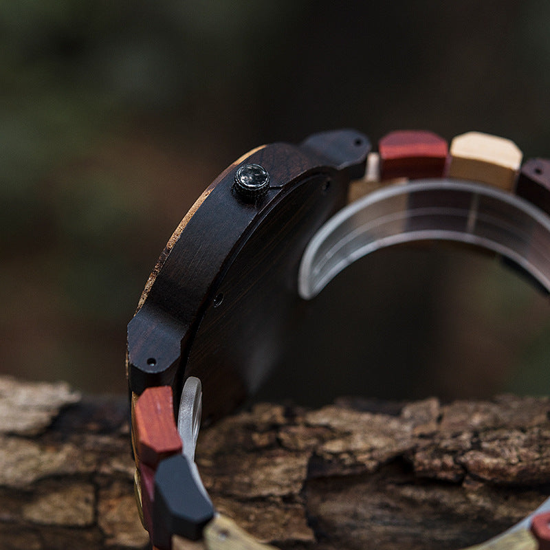 Creative Men's Wooden Quartz Watch