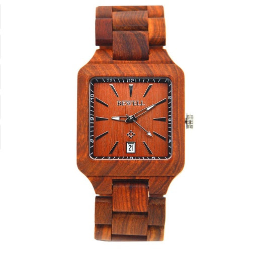 Watch men's quartz watch custom European and American fashion jewelry bamboo tabl