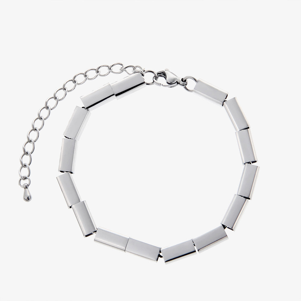 Square Pearl Bracelets For Men And Women Double Stacking Simple