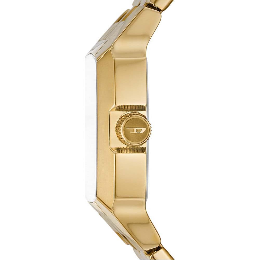 Diesel Orologio Cliffhanger da uomo, Movimento al quarzo a tre lancette con Cinturino in silicone, acciaio inox o pelle