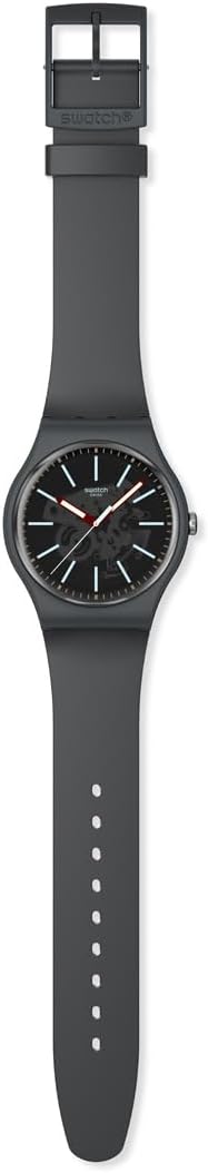 Swatch - Orologio in plastic. grigio-grigio-grigio