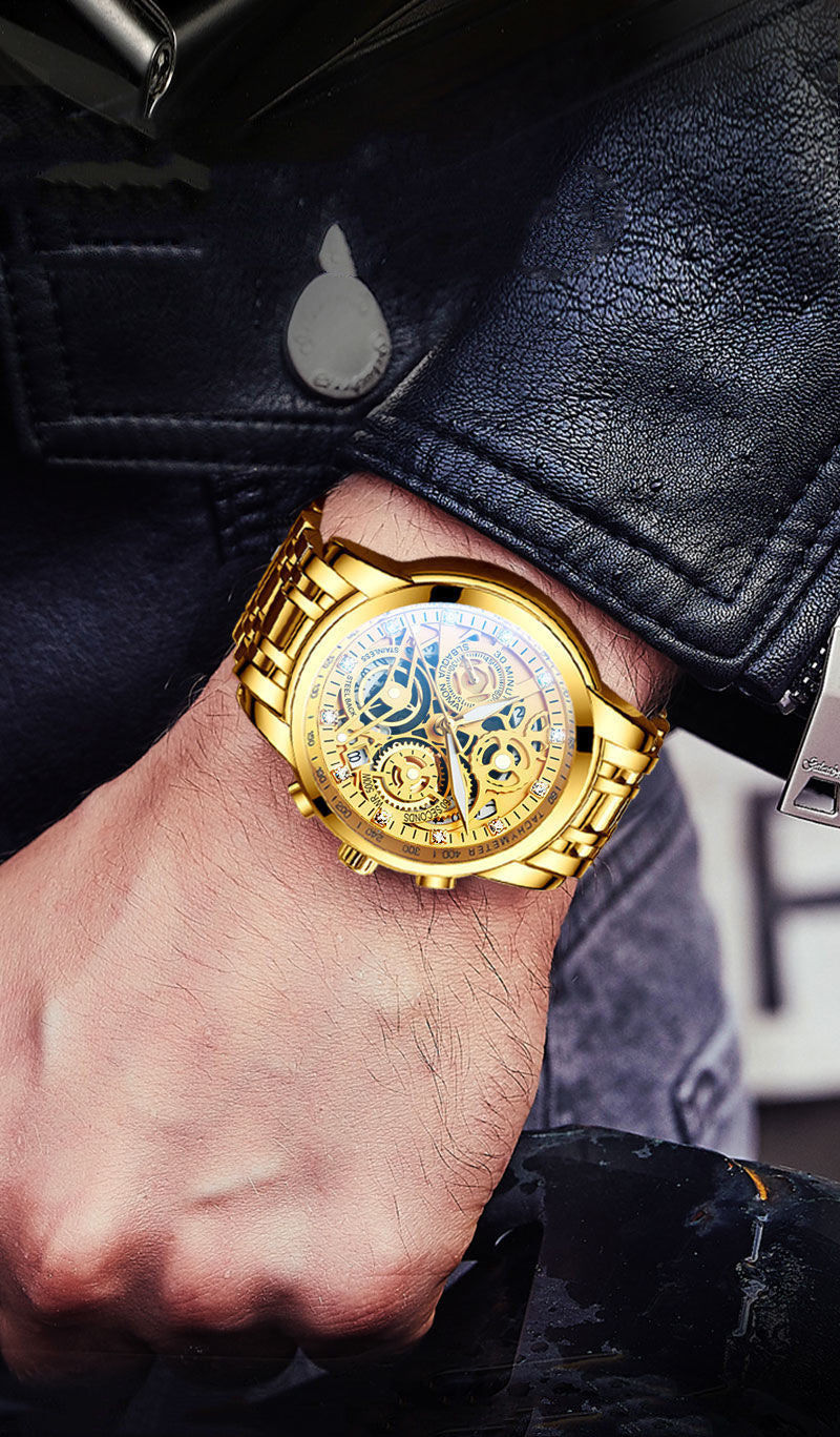 Multifunctional fashion high-end men's watch