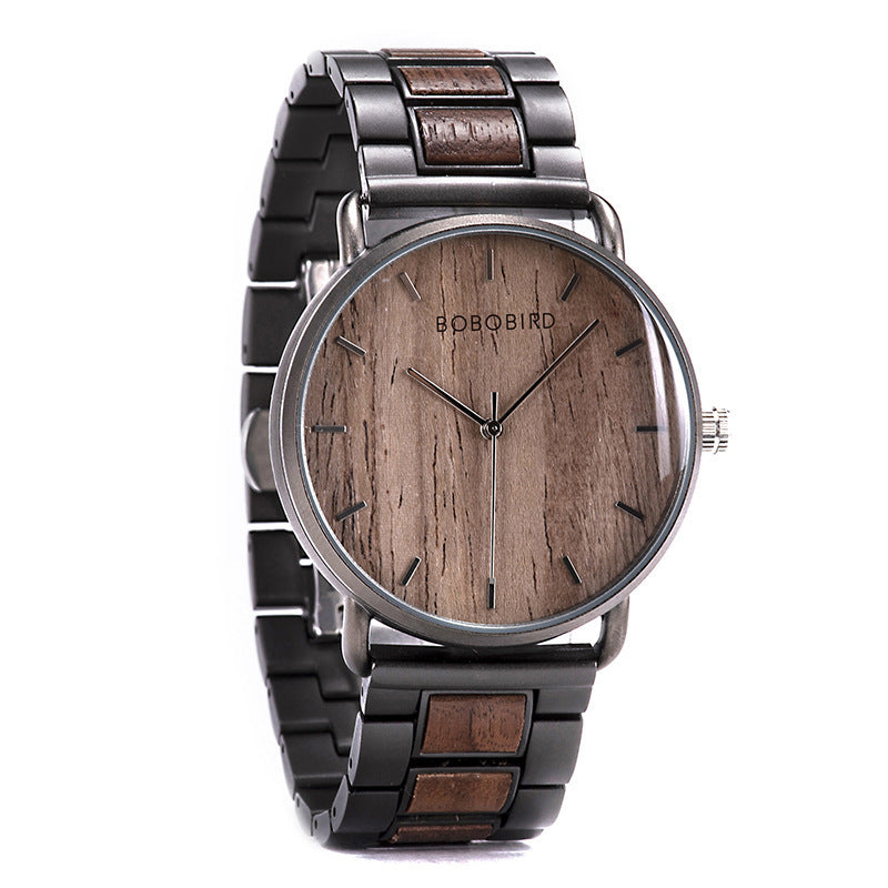 Literary And Artistic Men's Youth Fashionable Casual Wooden Watch