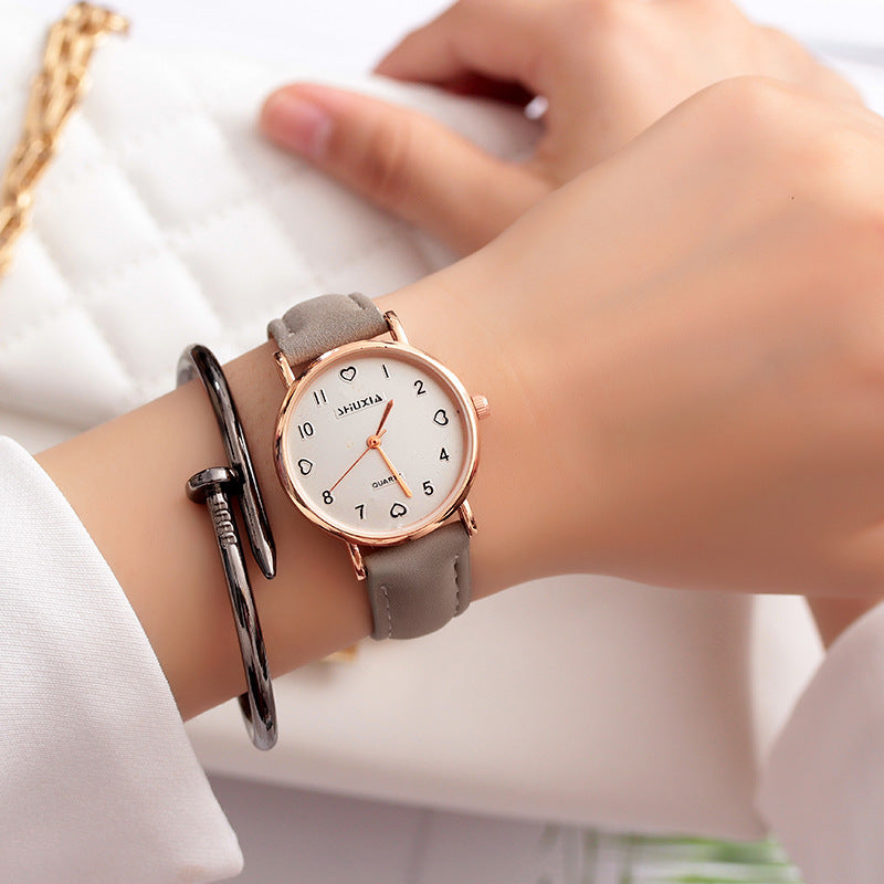 Girl Student Leisure Simple Belt Girl Fashion Watch 