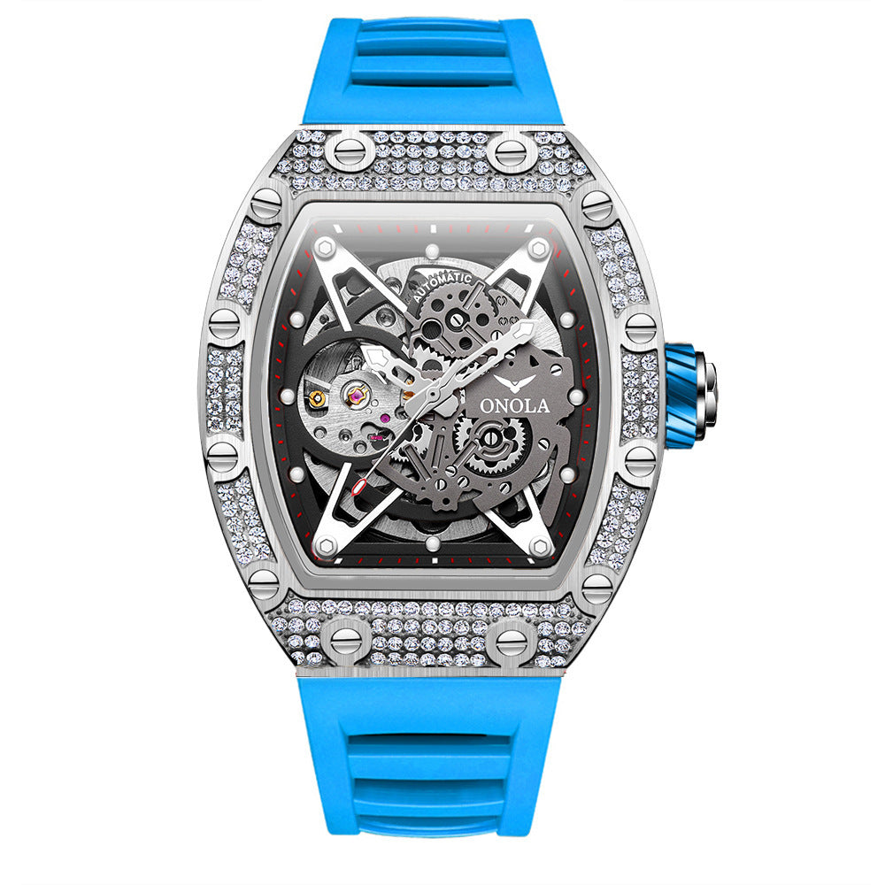 Fully-jeweled Automatic Mechanical Watch Men
