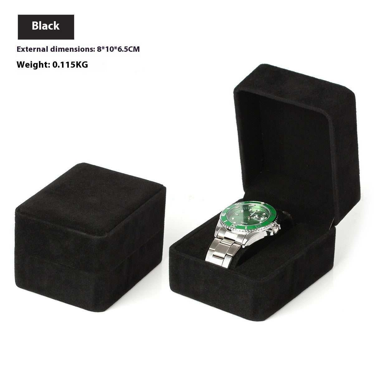 Premium Black Watch Box PU