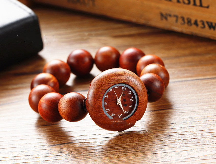Orologio da polso donna antico e casual in legno, Orologio da polso uomo antico e casual in legno,