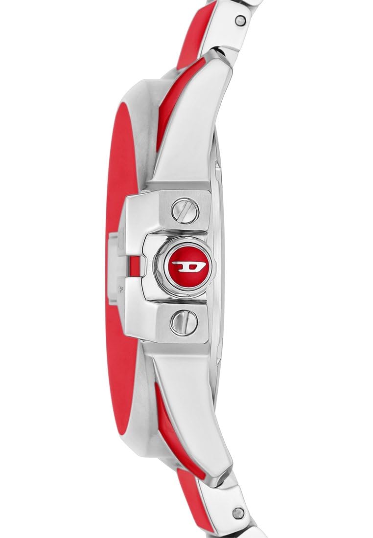 Diesel Orologio Baby Chief da uomo, movimento digitale con Cinturino in alluminio o acciaio inossidabile