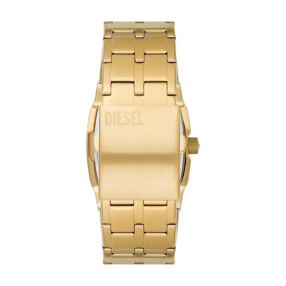 Diesel Orologio Cliffhanger da uomo, Movimento al quarzo a tre lancette con Cinturino in silicone, acciaio inox o pelle