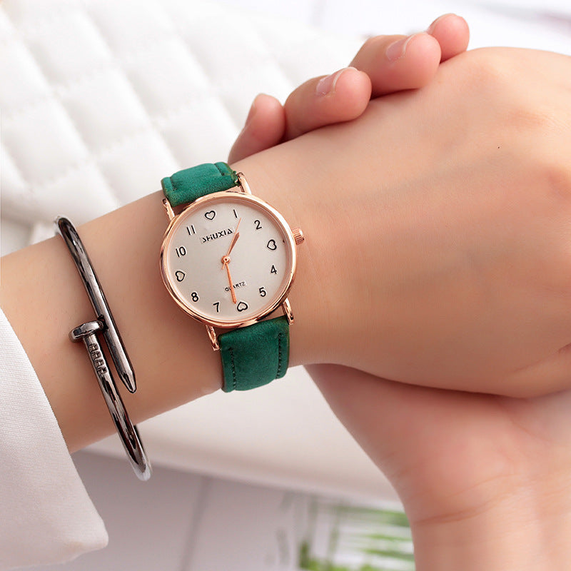 Girl Student Leisure Simple Belt Girl Fashion Watch 