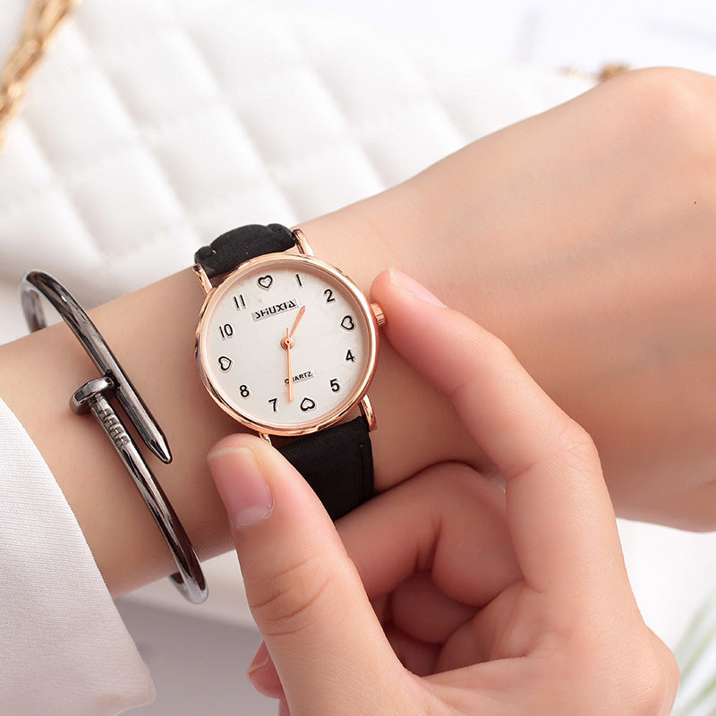 Girl Student Leisure Simple Belt Girl Fashion Watch 