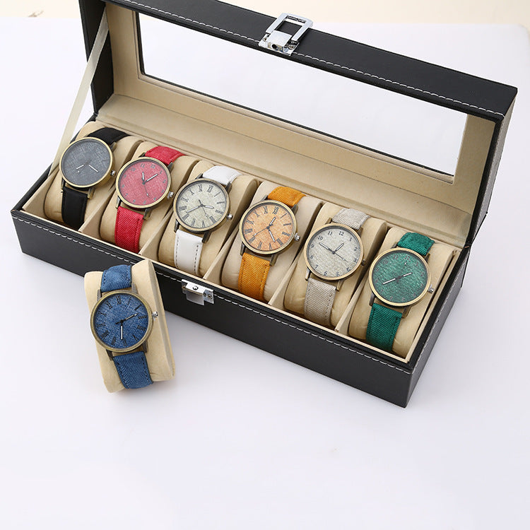 Women's Casual Denim Belt Quartz Watch