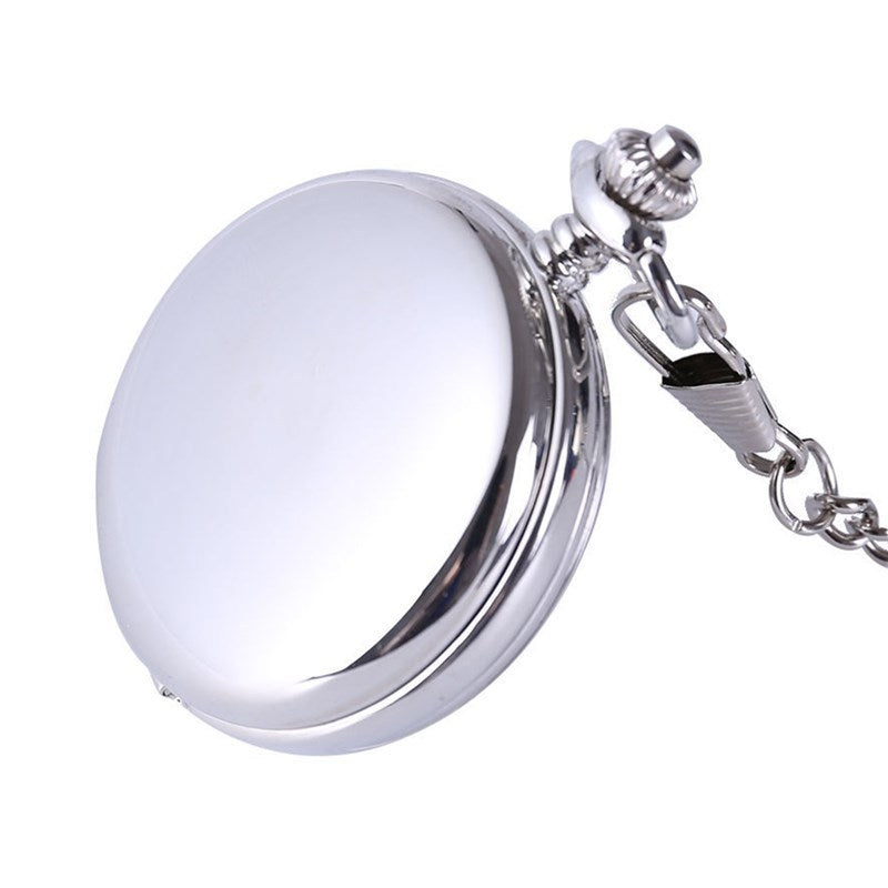 Glossy Pocket Vintage Quartz Flip Pocket Watch