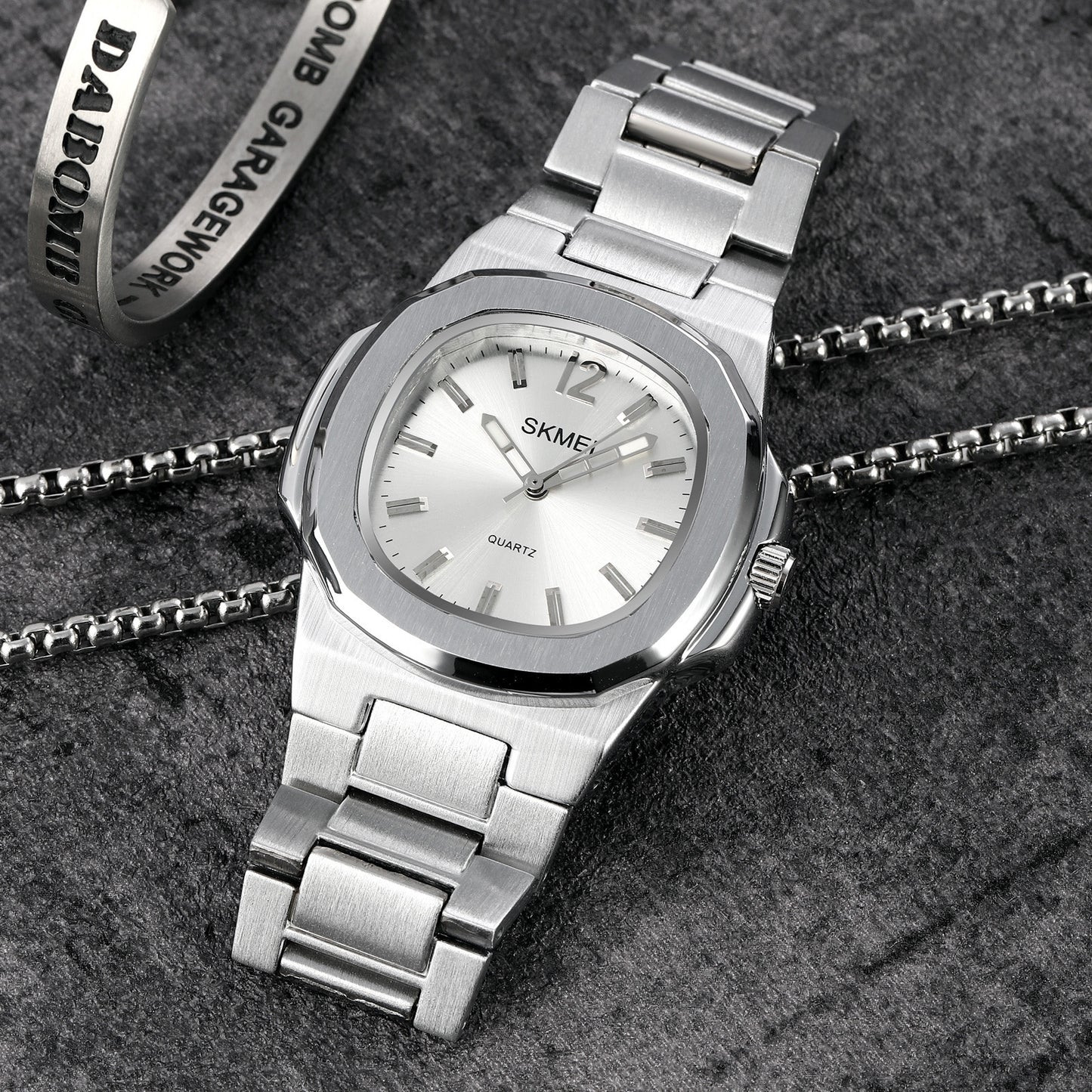 Simple Business Men's Watch Steel Strap Watch