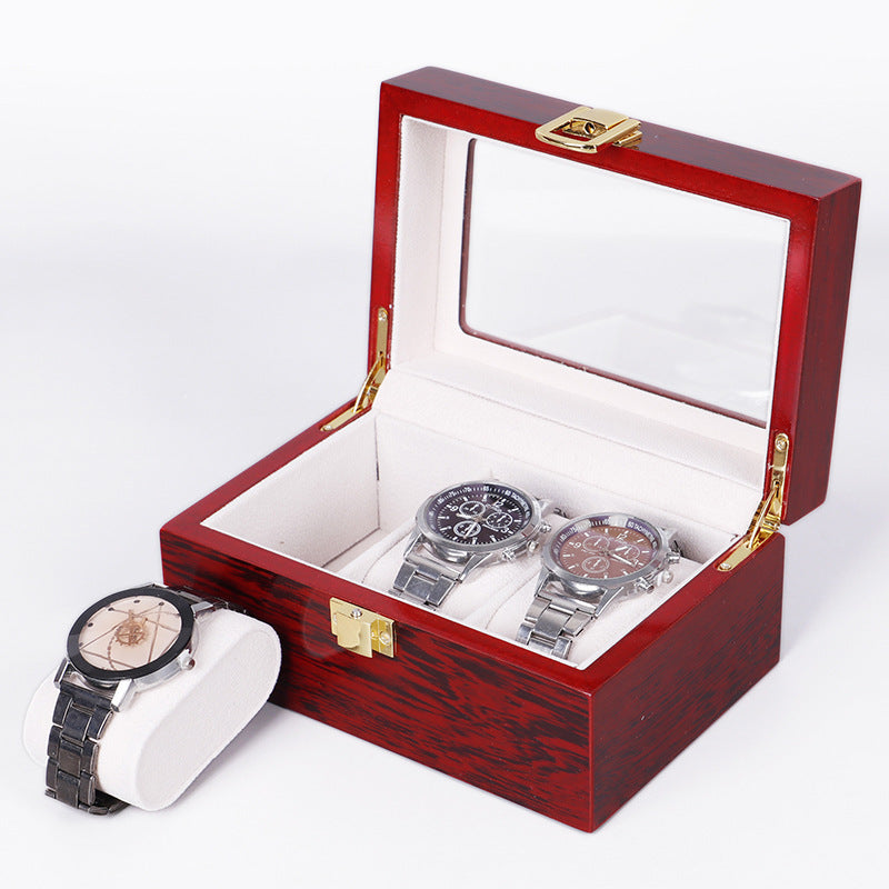 Baking Paint Watch Varnish Watch Storage Display Wooden Box
